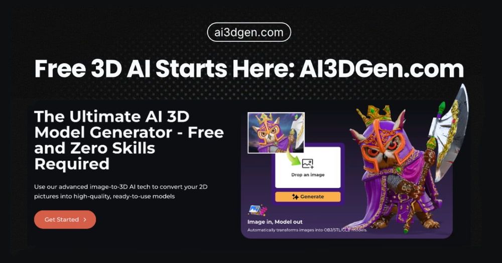 AI 3D Model Generator | AI3DGen