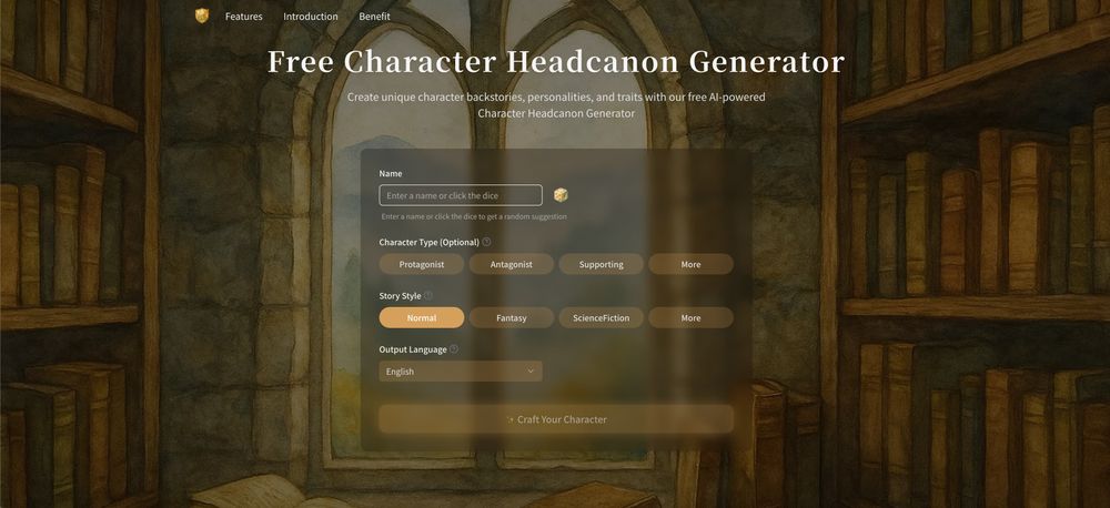 Character Headcanon Generator