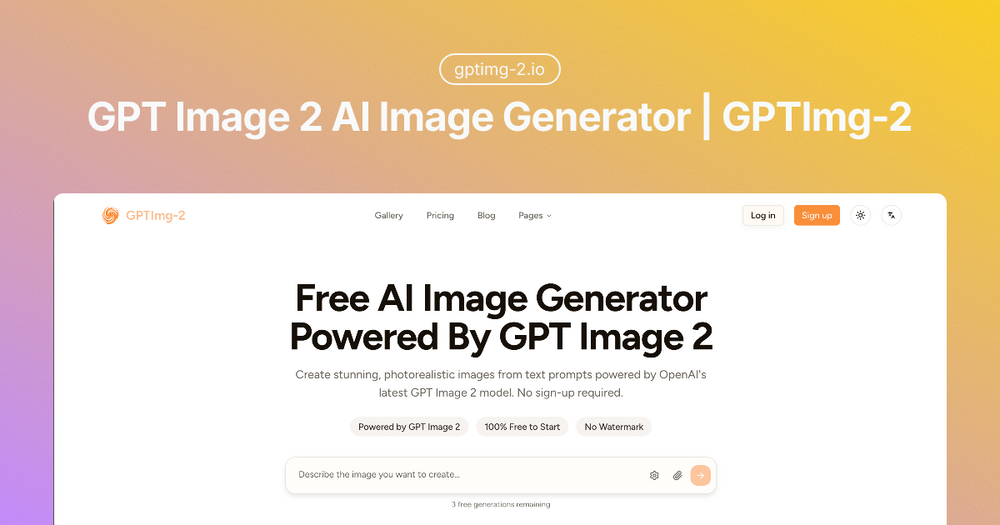 GPT Image 2 Generator