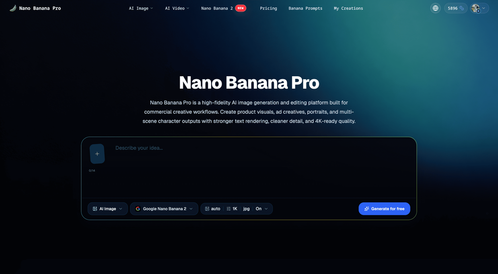 Nano Banana Pro Free Online
