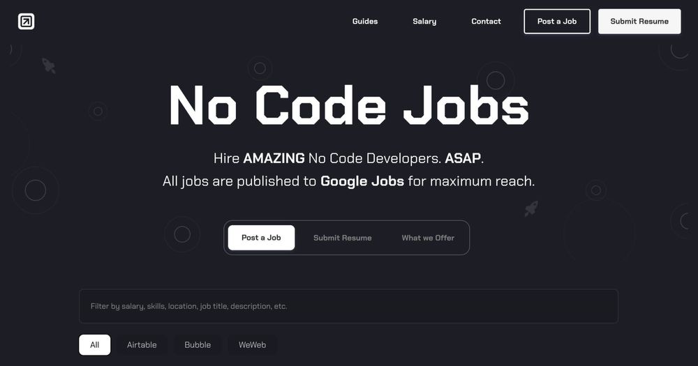 No Code Jobs