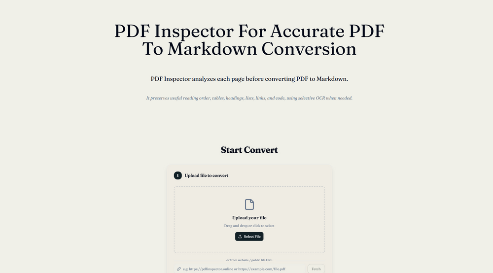 PDF Inspector Online