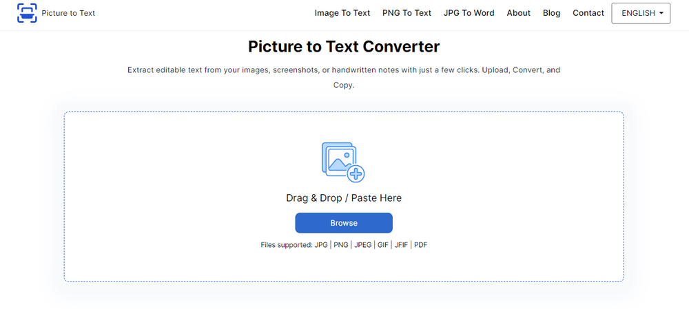 Picture to Text