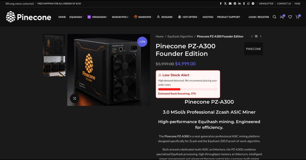 Pinecone PZ-A300 Founder Edition