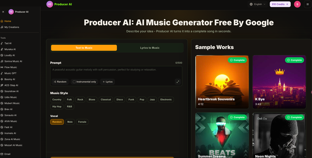 Producer AI Music