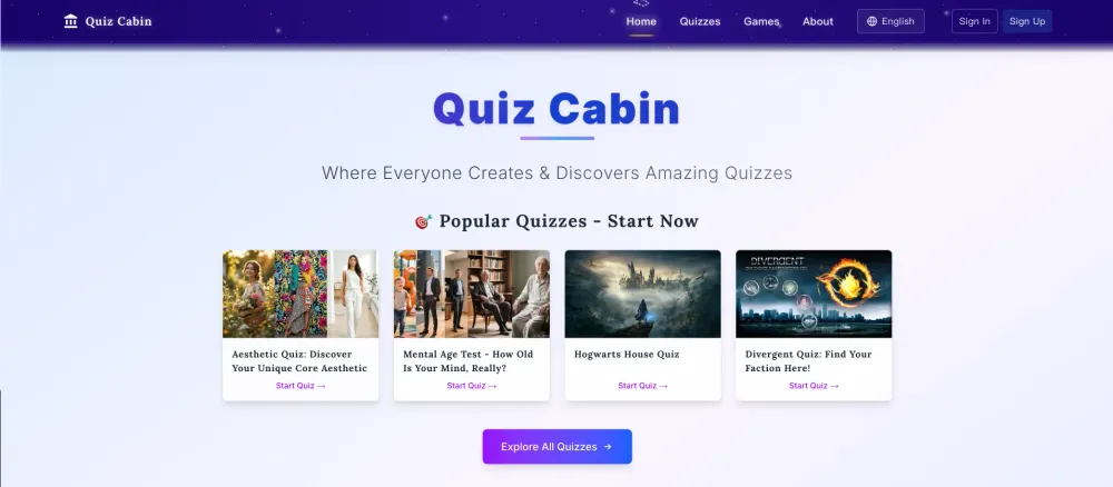 Quiz Cabin