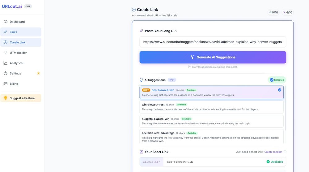 The Only URL Shortener That Reads Your Page