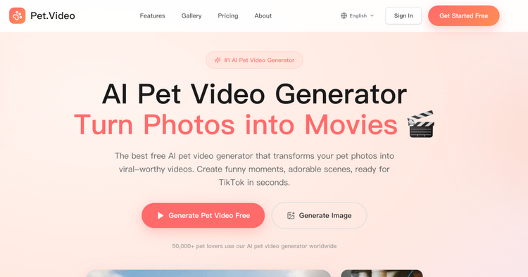 AI Pet Video Generator