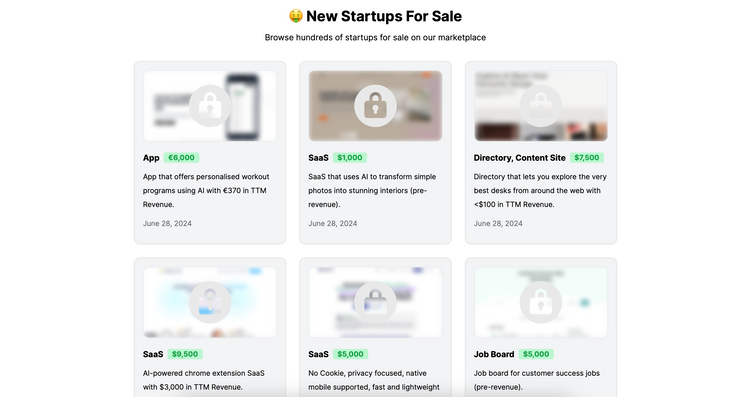 Buy Sell Startups