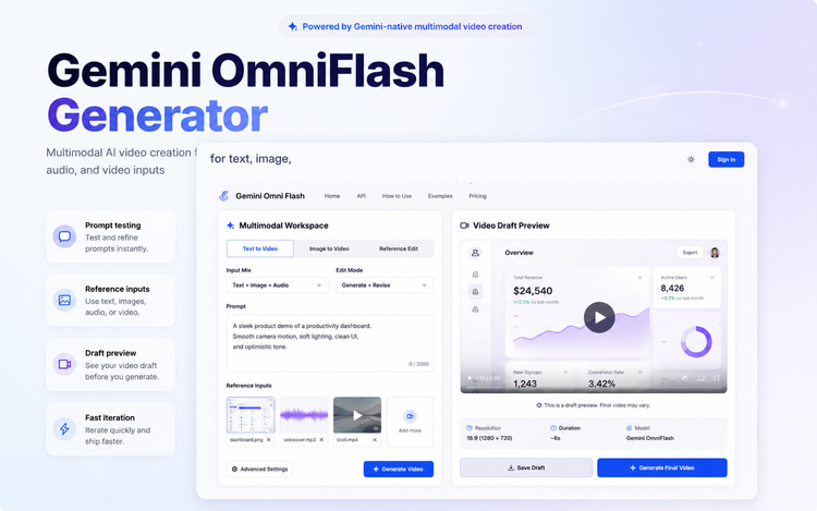 Gemini Omni Flash
