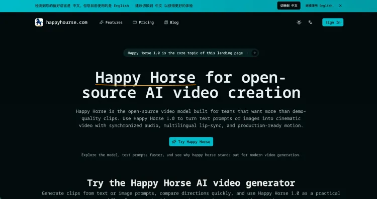 Happy Horse | Open