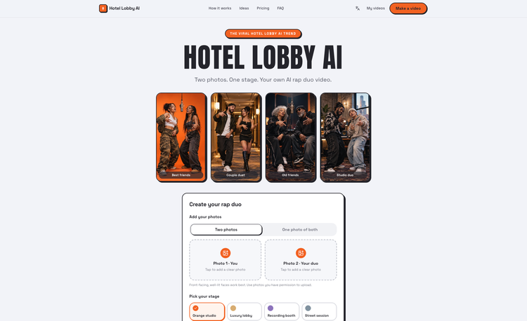 Hotel Lobby AI Video Generator