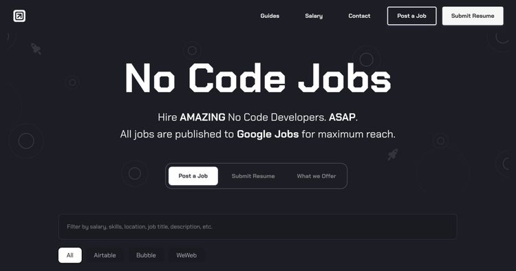 No Code Jobs