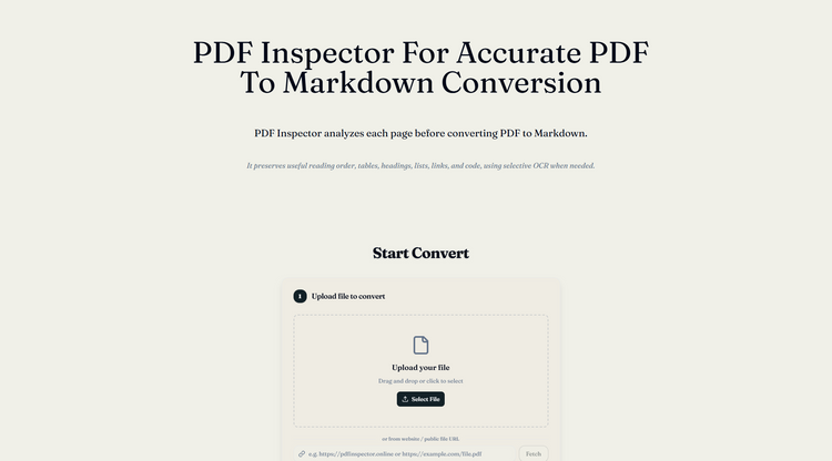 PDF Inspector Online