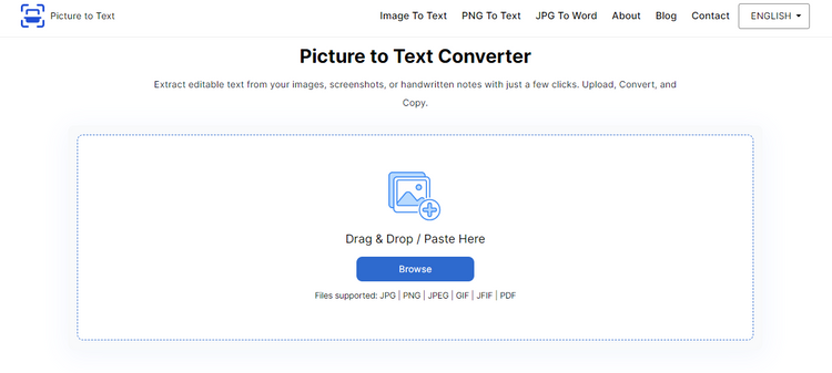 Picture to Text