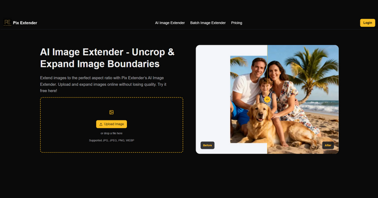 PixExtender – AI Image Extender & Image Enlarger