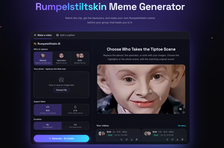 Rumpelstiltskin Meme