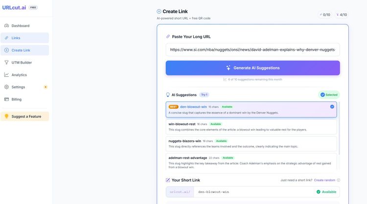 The Only URL Shortener That Reads Your Page